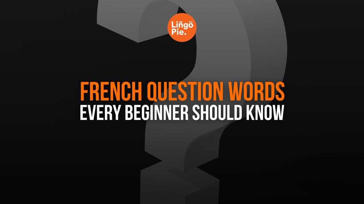 French Question Words