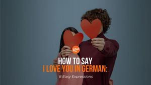 How To Say I Love You In German: 8 Easy Expressions